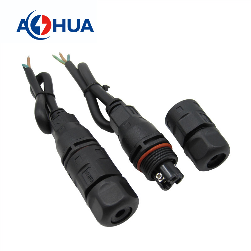 M20 3 Conector de Cabo Solar Tipo L IP65 Conector à Prova d'Água com Moldagem