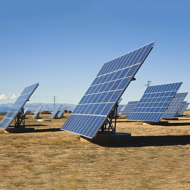 Suporte de Rastreamento Solar Automático 10kw Sistema de Montagem de Rastreador Solar de Duas Eixos