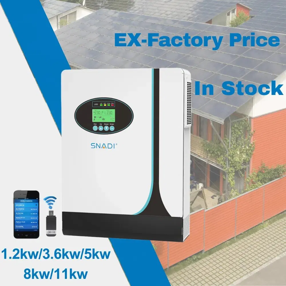 6kw 10kw Inversor 48V Inversor Solar Híbrido com Controlador MPPT