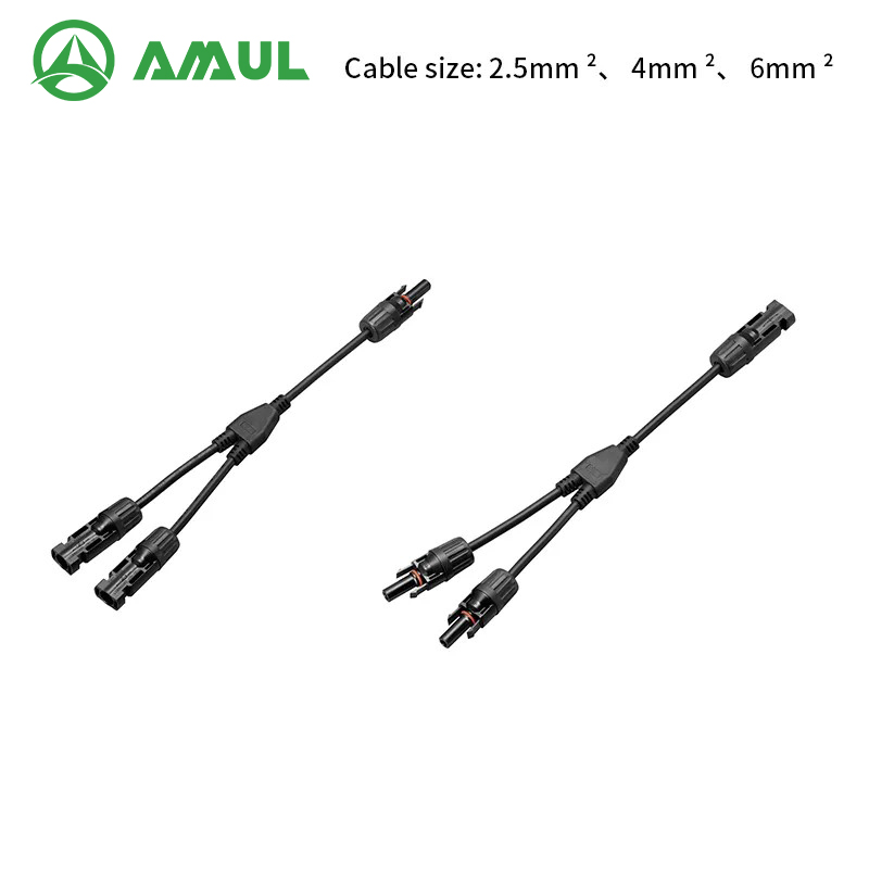Mc4 Y1/2 1000V Conector de Cabo Solar DC Ramal Fio Divisor PV