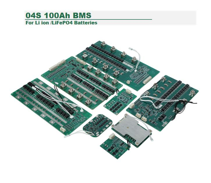 Outlet de Fábrica BMS PCM-L04s100-L65 04s 100ah BMS com Função de Aquecimento Bluetooth para Lithium/LiFePO4 Bateria