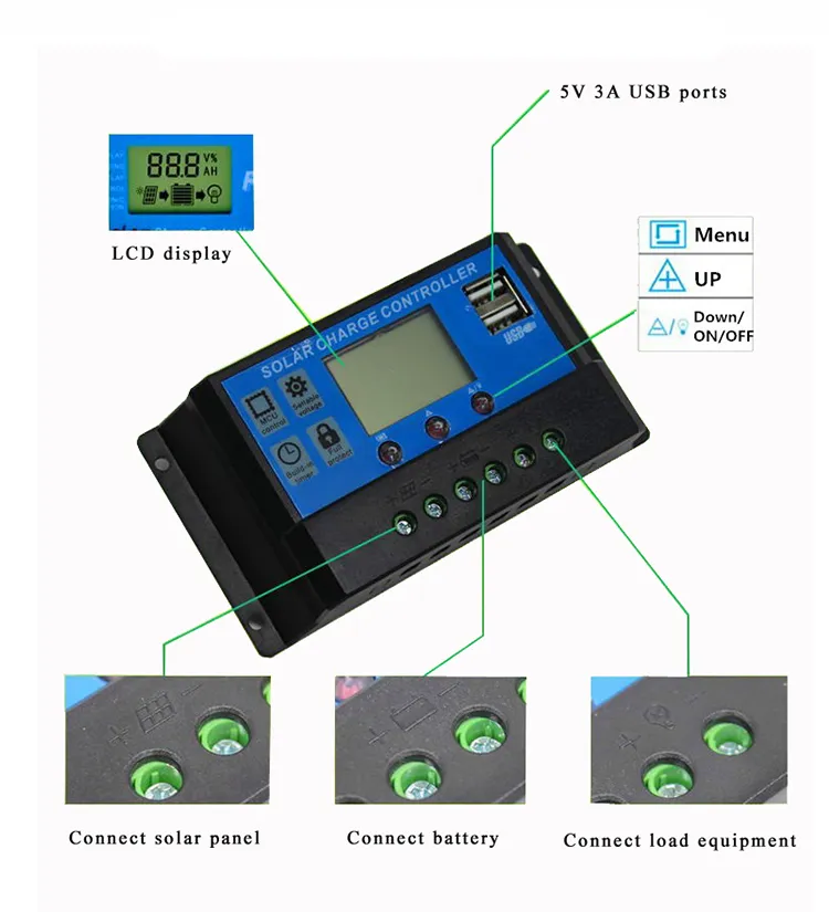 PWM solar controller 4
