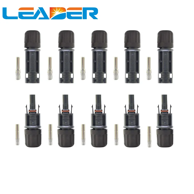 Conector Solar MC4 1500V IP68 Resistente a UV para Cabos de Painéis