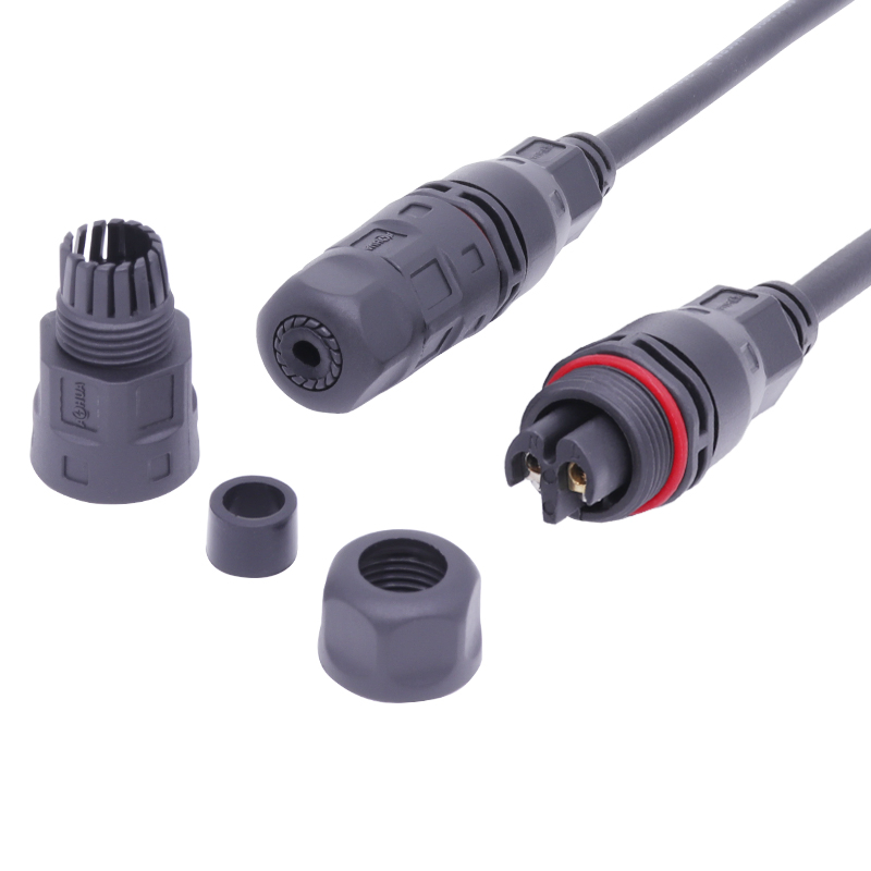 M20 3 Conector de Cabo Solar Tipo L IP65 Conector à Prova d'Água com Moldagem