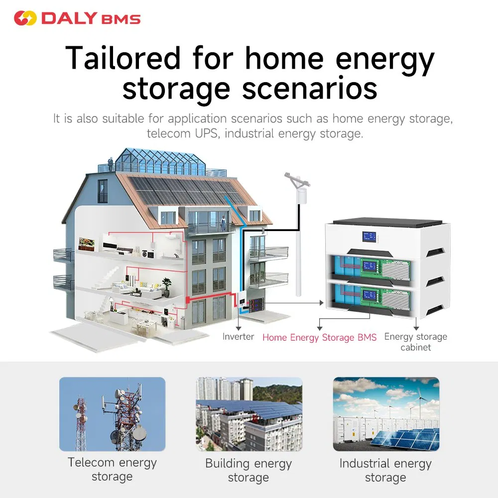 Daly Smart BMS 16s 48V 100A 200A Sistema de Armazenamento de Energia Solar Doméstica Lítio LiFePO4 Pacote de Baterias Balanceamento Passivo Inversor