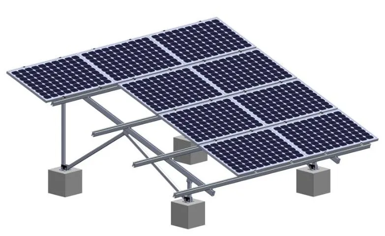 Estrutura de Montagem de Módulo Solar de Alumínio para Planta Solar em Solo