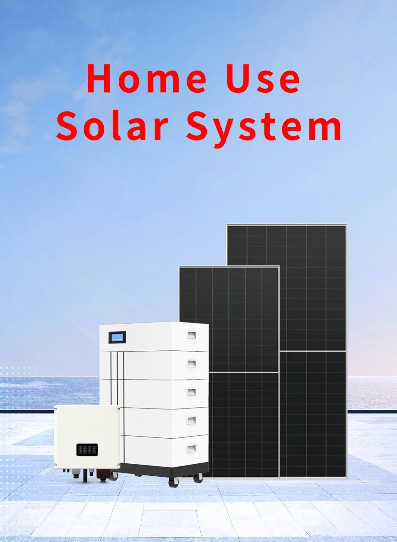 5kw Sistema de Energia Solar em Rede e Fora da Rede 220V 380V Conjunto Completo de Módulos FV