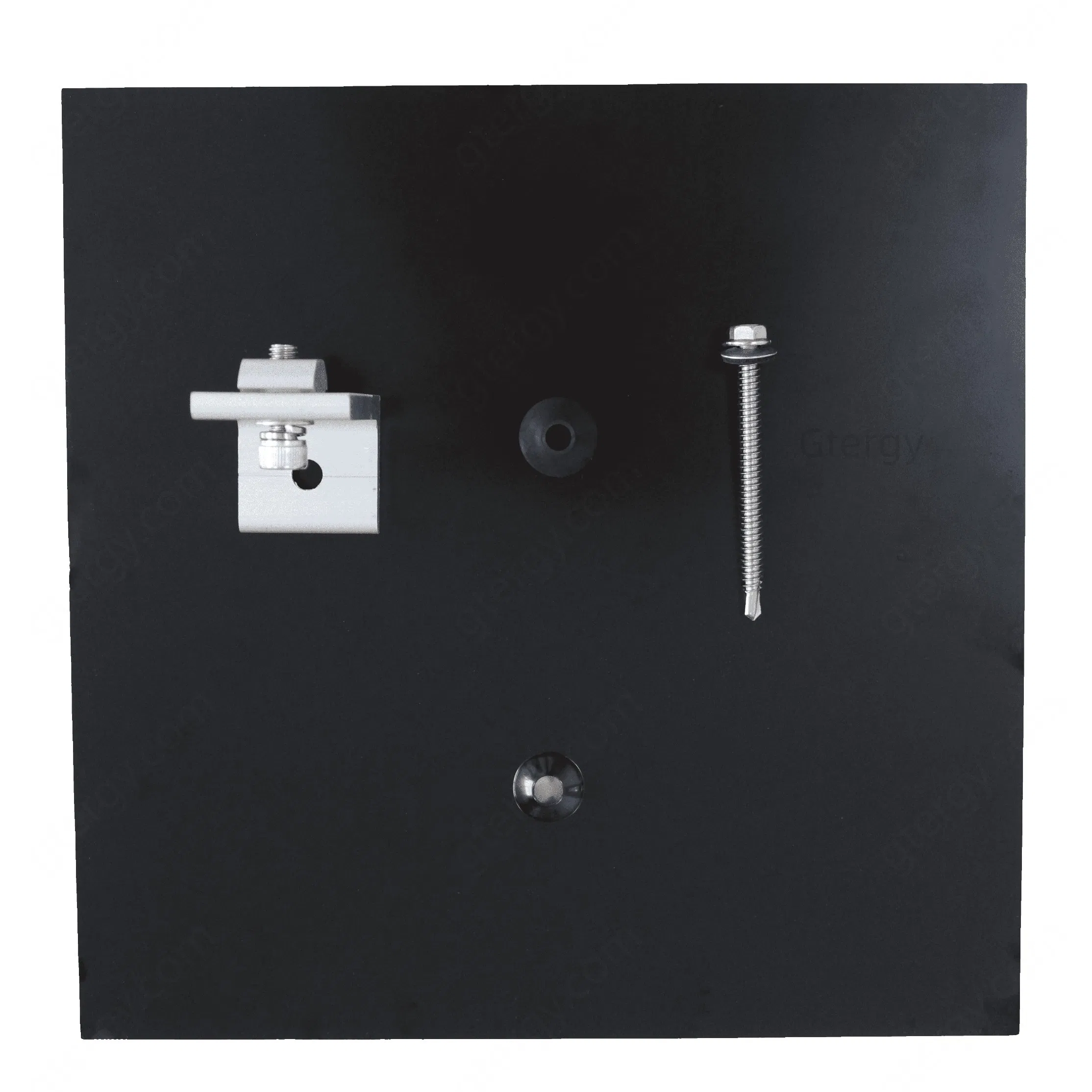 Novo Kit de Montagem de Estrutura de Suporte Solar com Flashing para Telhado de Telhas de Composição