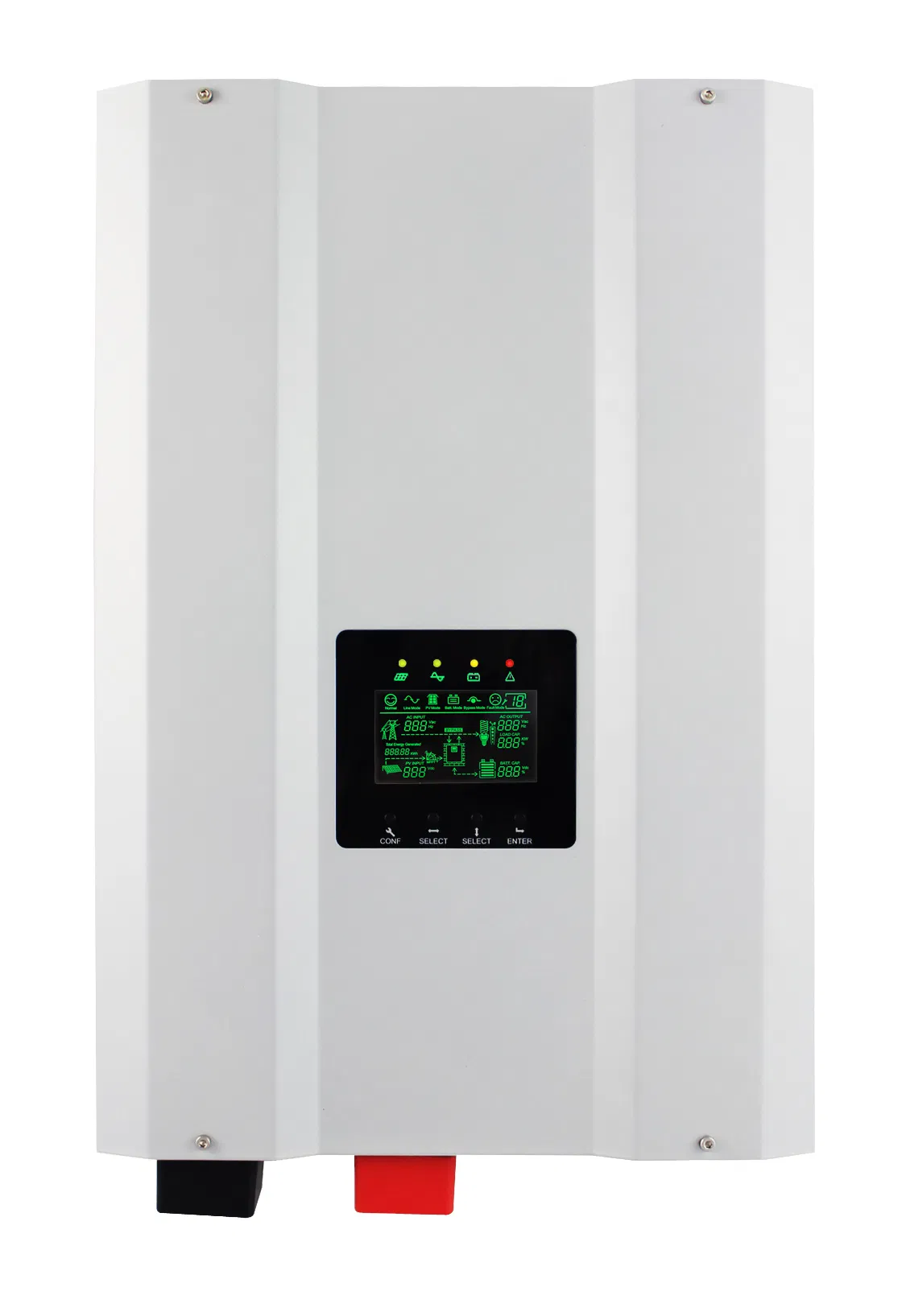 1kw 2kw 3kw 4kw 5kw 6kw 8kw 10kw 12kw Inversor Solar Híbrido MPPT CC 12V 24V 48V 220V Inversor de Potência AC Off Grid