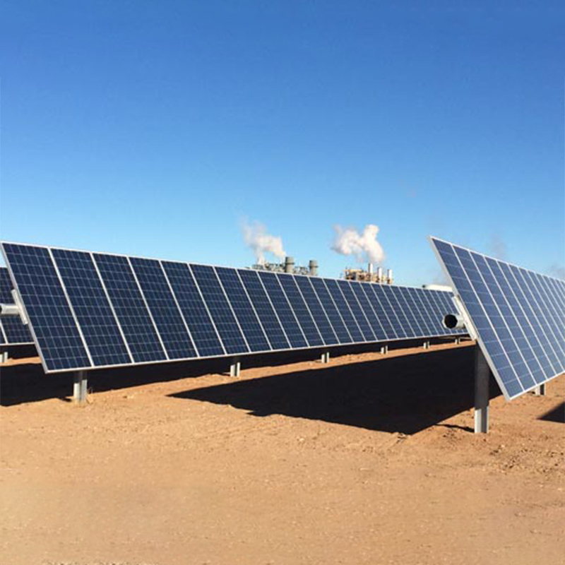 0.5kw~100kw Sistema de Rastreamento Solar Ativo de Eixo Único para Painel Fotovoltaico
