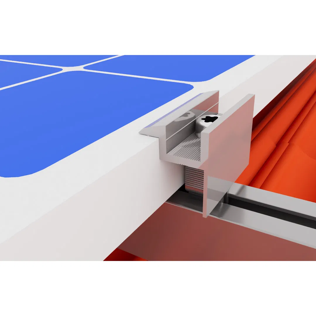 Kits de Suporte Solar com Gancho Fixo para Telhado de Telhas Estrutura de Montagem de Energia Solar