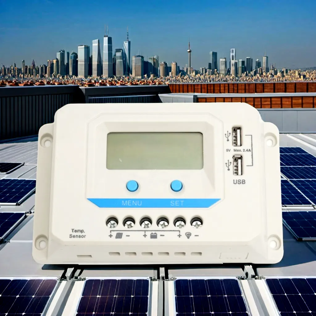 Controlador de Carga Solar Avançado Junengjiu 18A para Gestão Eficiente de Energia