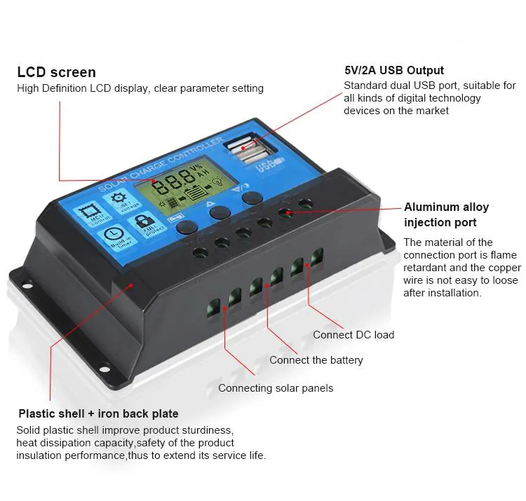PWM solar controller 5