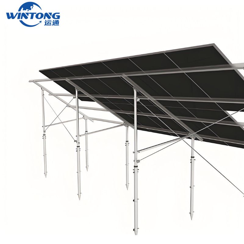 Estrutura de Montagem Fotovoltaica Galvanizada a Quente para Estrutura de Painel Solar de Carport