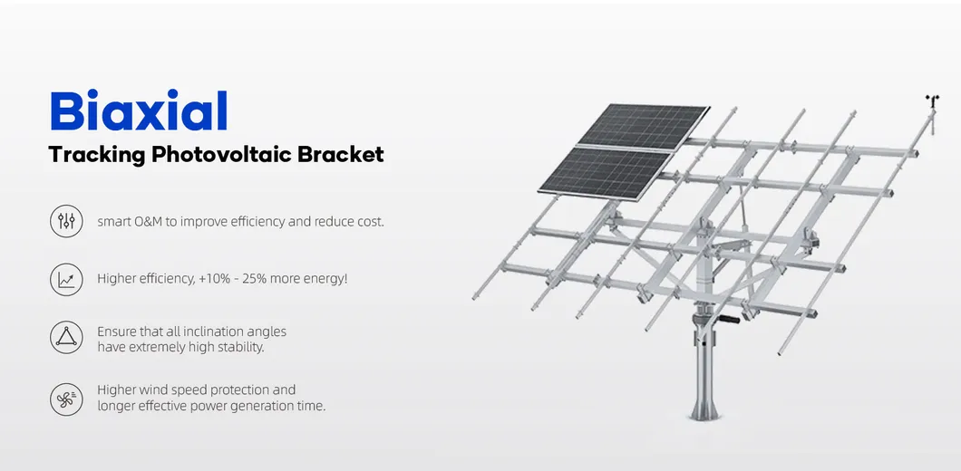 Suporte de Painel Solar com Rastreio Solar