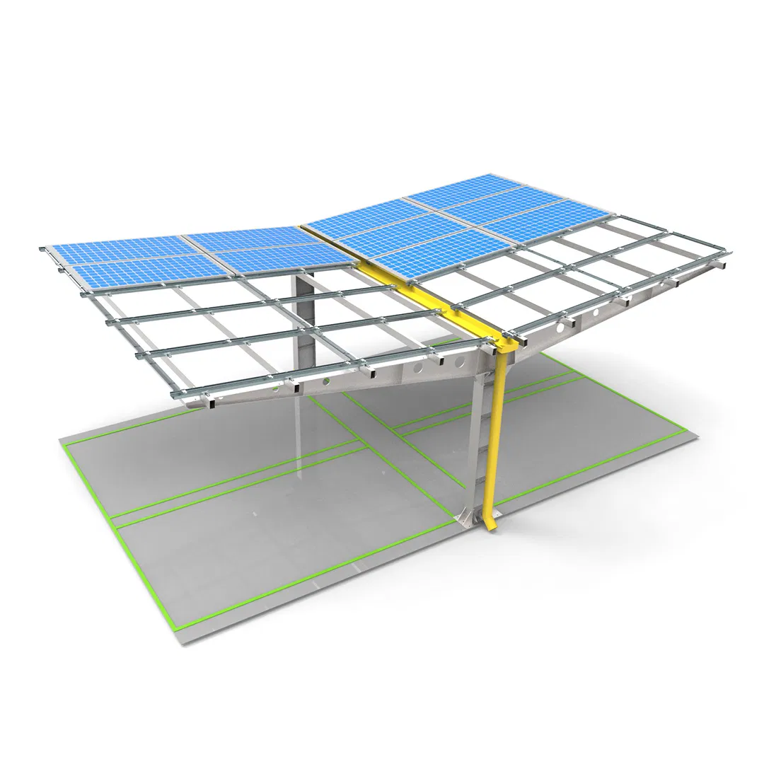 Sistema de Carport Solar Sistema de Energia Solar Estrutura de Montagem de Carport Solar