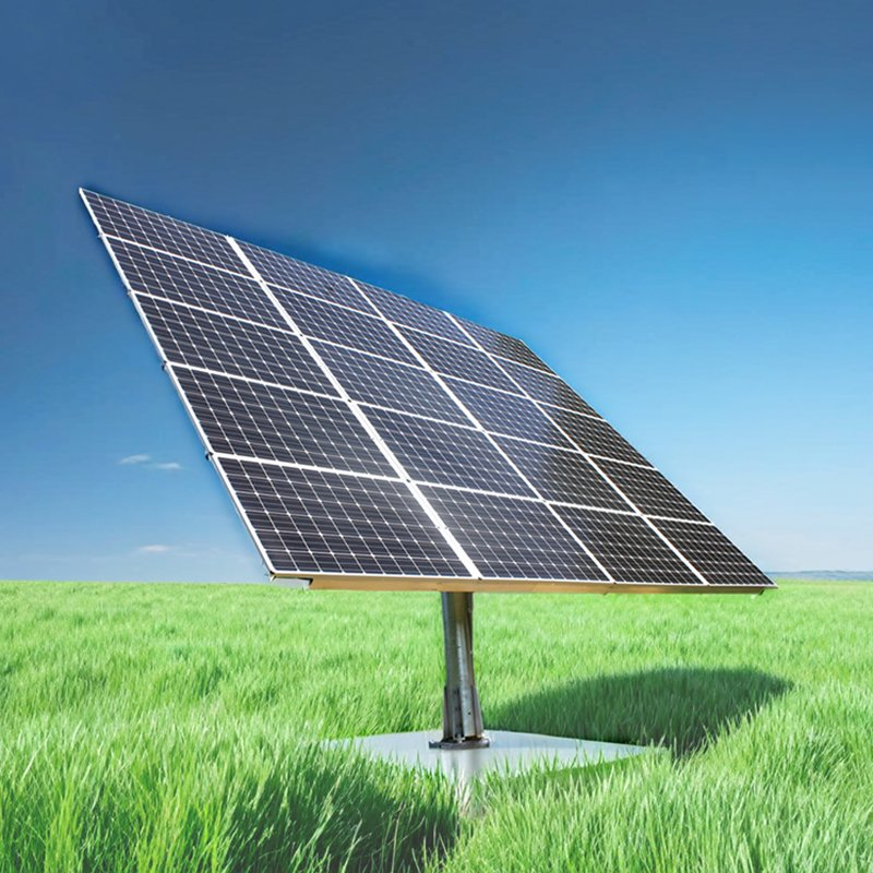 Suporte de Rastreamento Solar Automático 10kw Sistema de Montagem de Rastreador Solar de Duas Eixos