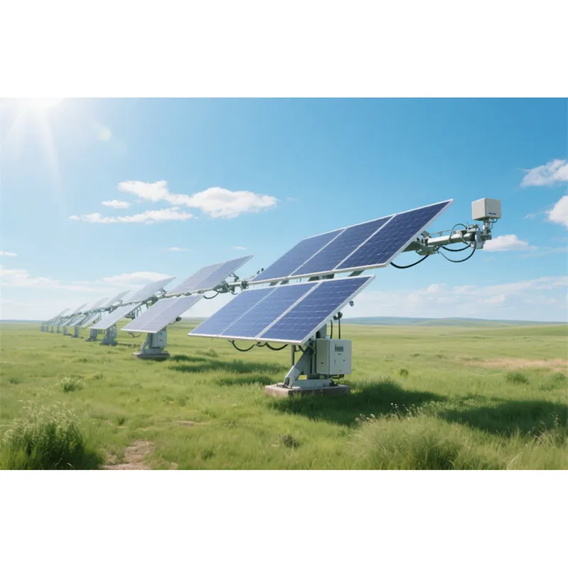 Estrutura de Módulo PV de Instalação Fácil Suporte Sistema de Montagem Solar no Solo Ajustável com Rastreamento