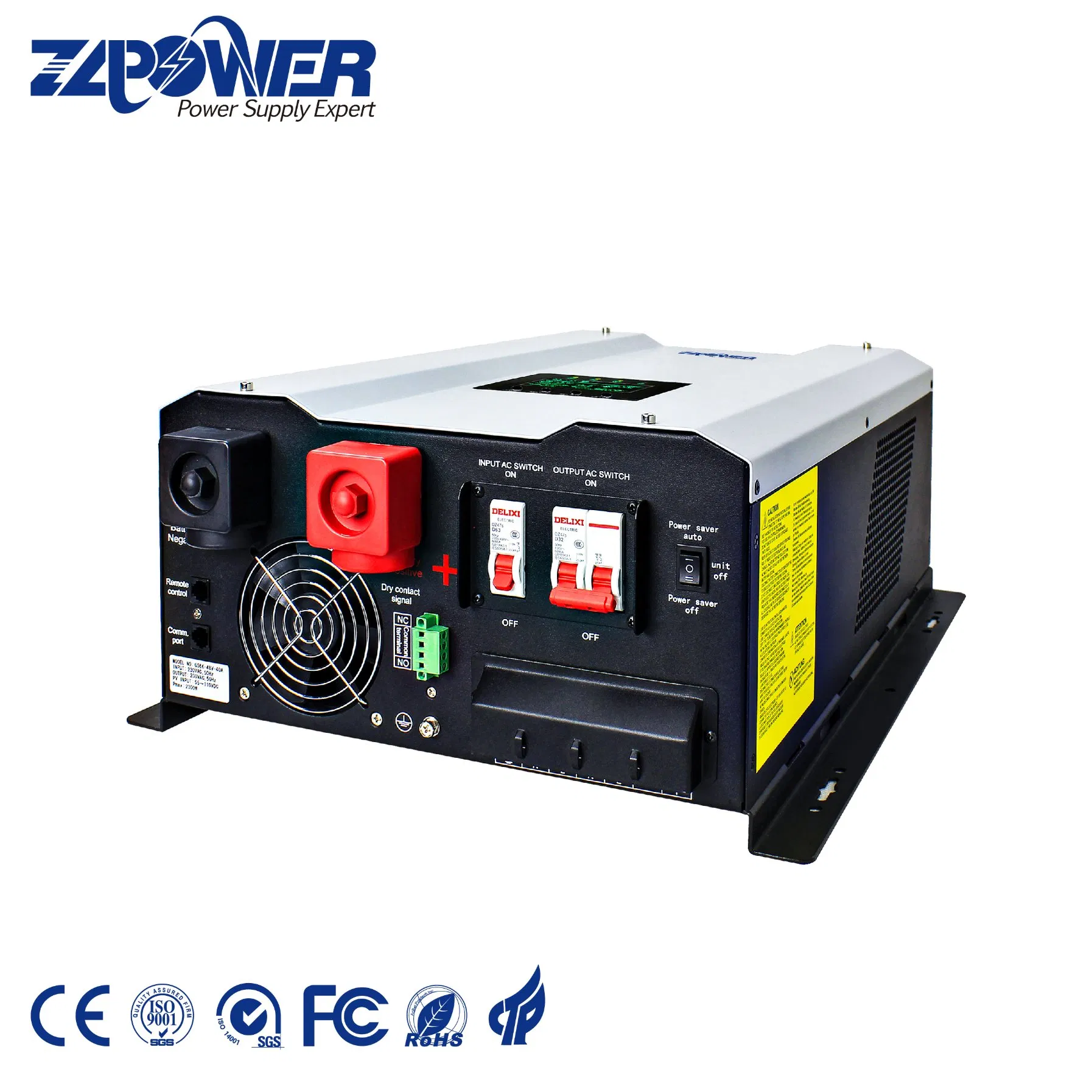1kw 2kw 3kw 4kw 5kw 6kw 8kw 10kw 12kw Inversor Solar Híbrido MPPT CC 12V 24V 48V 220V Inversor de Potência AC Off Grid