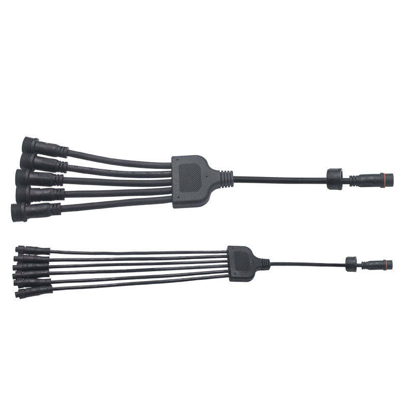 Conector Tipo Y 2-4 Pino Projeto de Luz Solar para Iluminação LED Externa Macho Fêmea IP67 Conector de Cabo à Prova d'Água