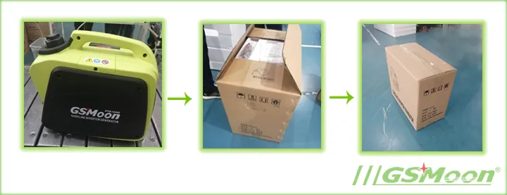 Mini Portable Gasoline Generator Packing Show