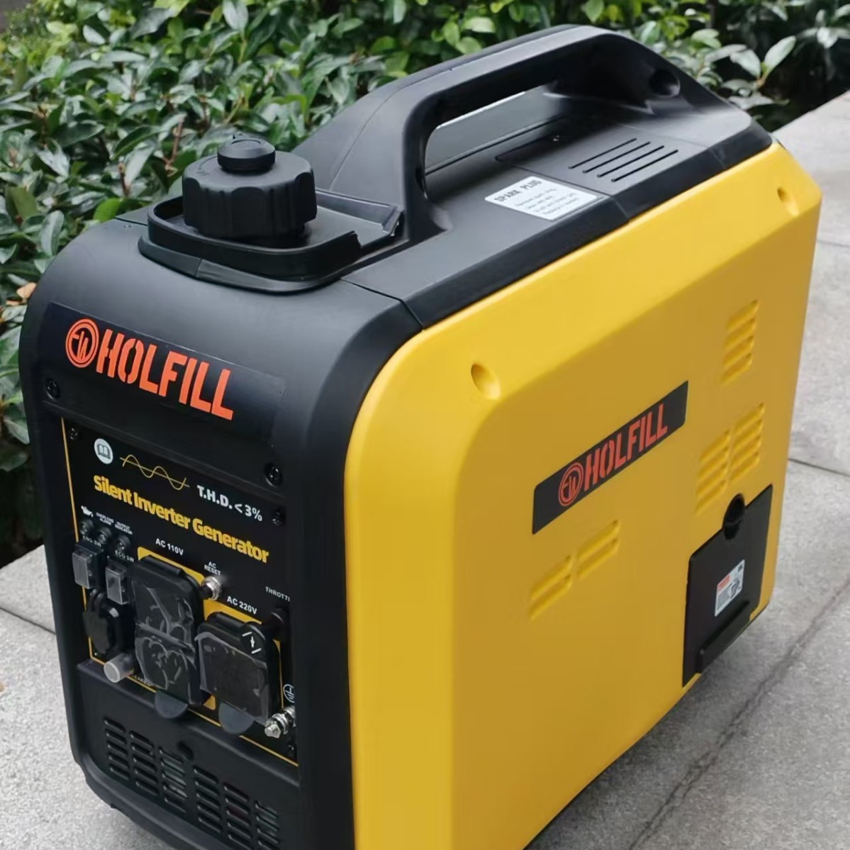 3.5KW 110V/220V Dual-Voltage Gasoline Inverter Generator Portable Low-Noise Hand Start Home & Auto Solar Model 165R