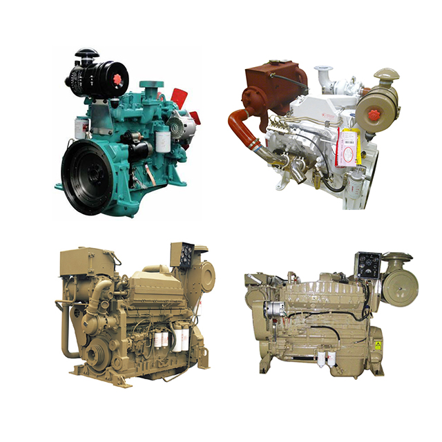 Genuine 50Hz 200kVA Water Cooled Electric Start Diesel Marine Generator Set