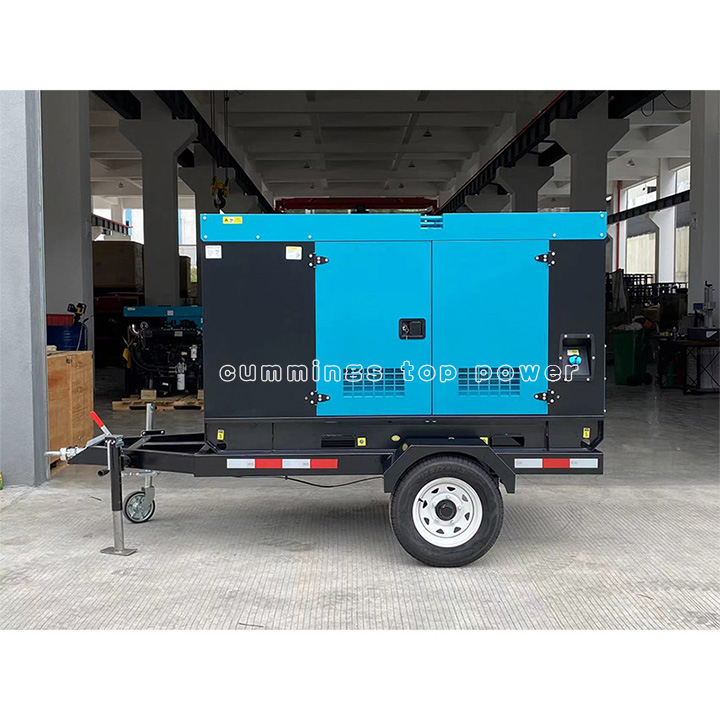 Newest diesel Generator Silent Mobile Type Generator Trailer diesel Generator 30kw 50kw 80kw 100kw 500kw Cheap Price for Sale