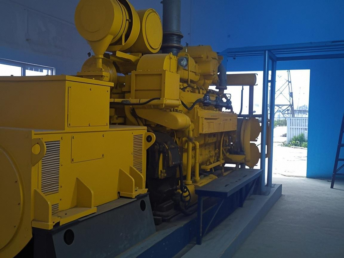 Efficient 4000kw Dual Fuel Gas Generator Set, 1000 Rpm