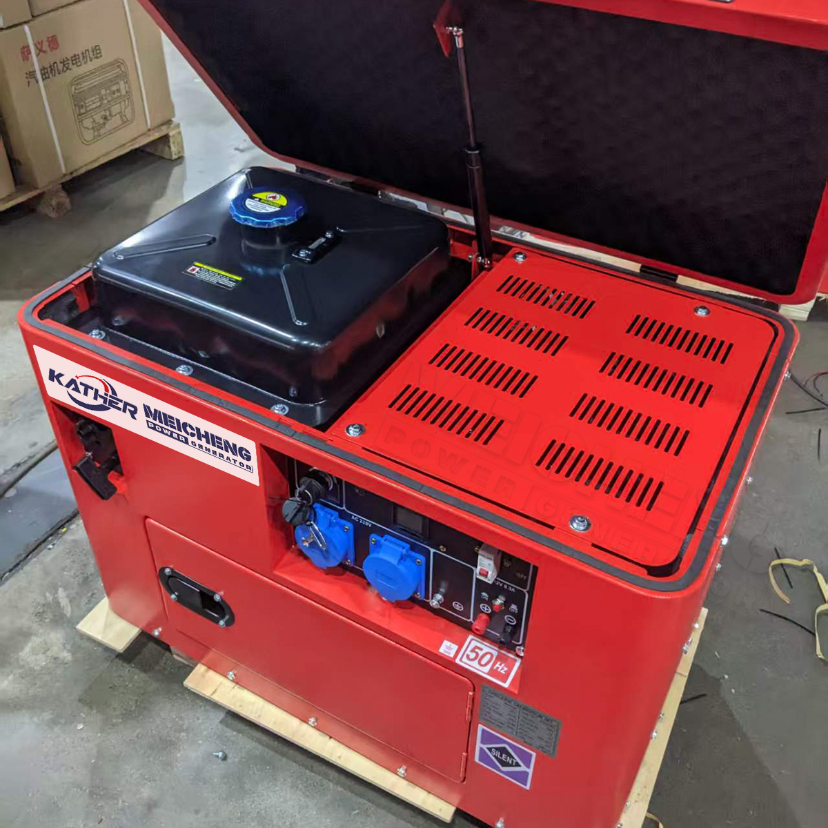 Silent Natural Gas/Biogas/LPG 5KW to 30KW Generator Set with Remote Start 60Hz Frequency Low Noise 1/3 Phase Generator