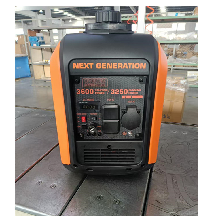60HZ 110V 220V Double Voltage 4-Stroke Portable Inverter Generator Manual Start Rated Power 3.2KW FW3600i Gasoline Generator Set
