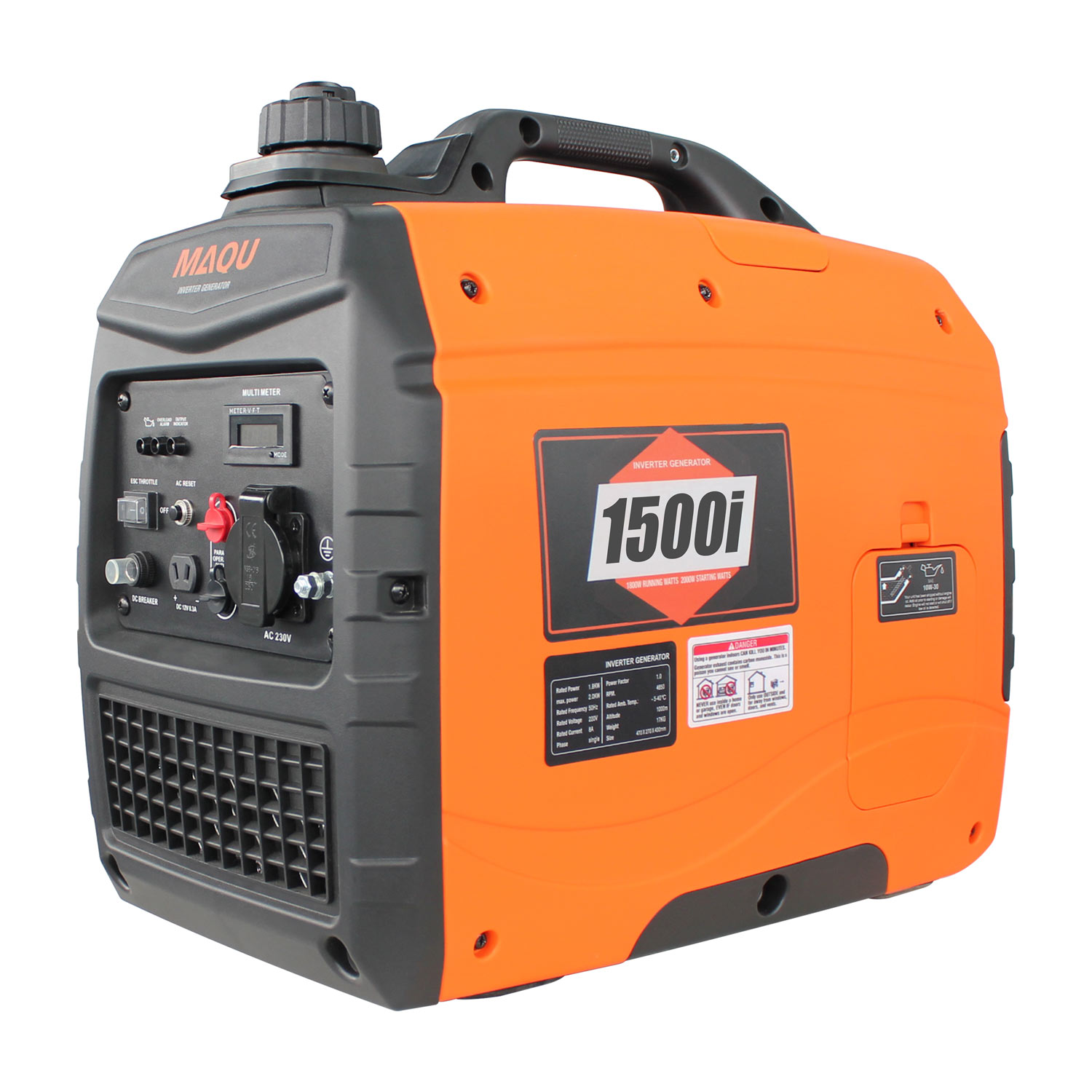 Super Durable Portable Petrol Inverter Generator Home Power Supply 50/60HZ 1KW 2KW 3KW 5KW 6KW 10KW ONE Phase 8.3L Fuel Tank