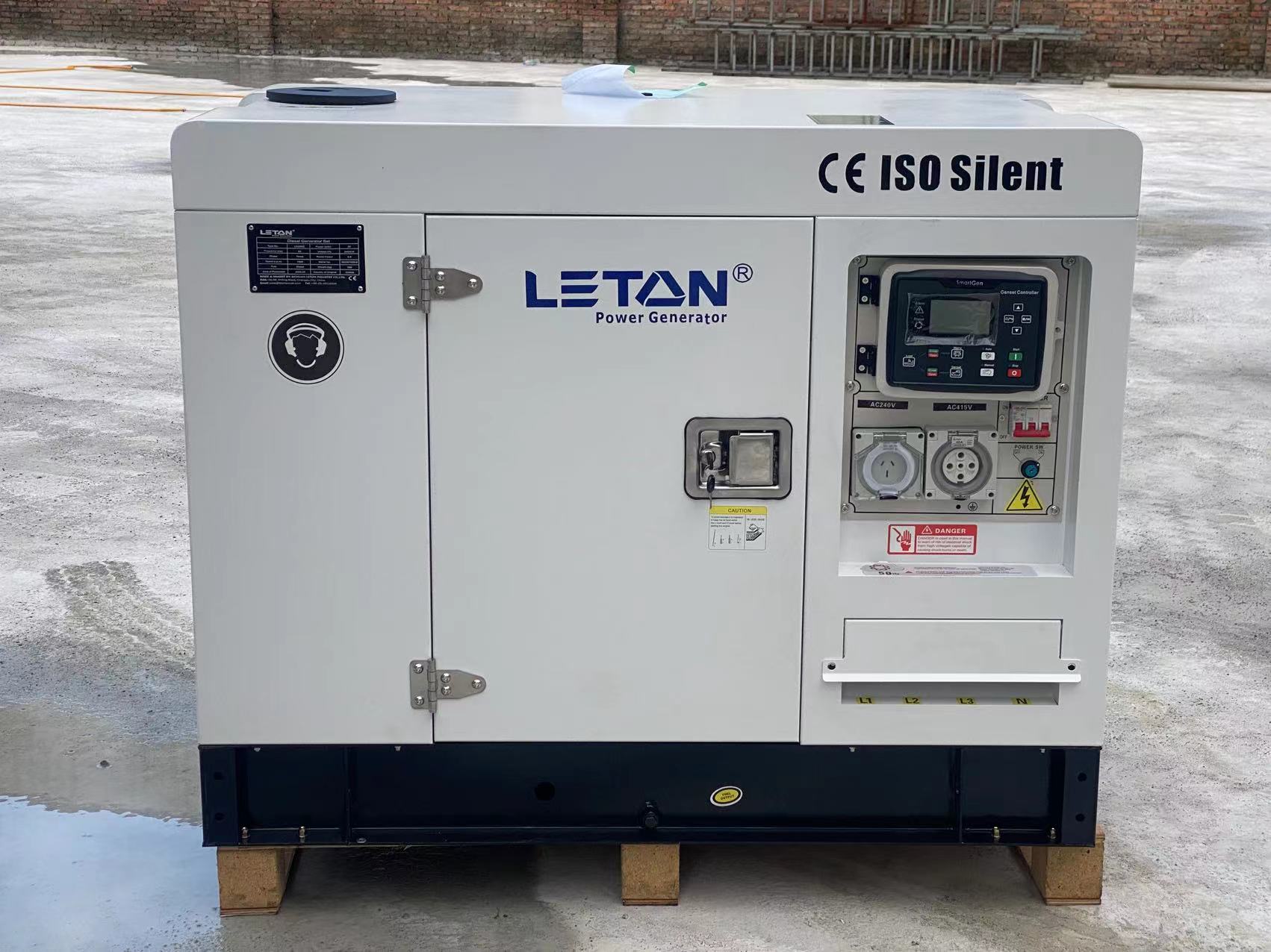 LETON 15kw Open Silent Diesel Generator Set Portable Standby Power With ATS Option Super Silent 15Kw/20kw diesel Generator Set