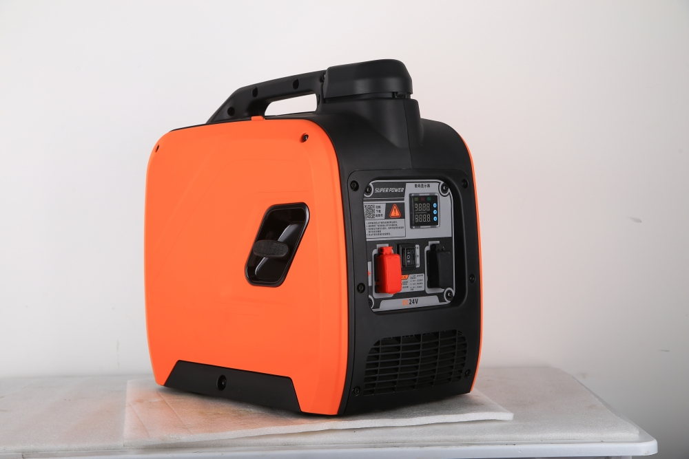 AC Single Phase DC 12V 1000W Gasoline Inverter Generator Set