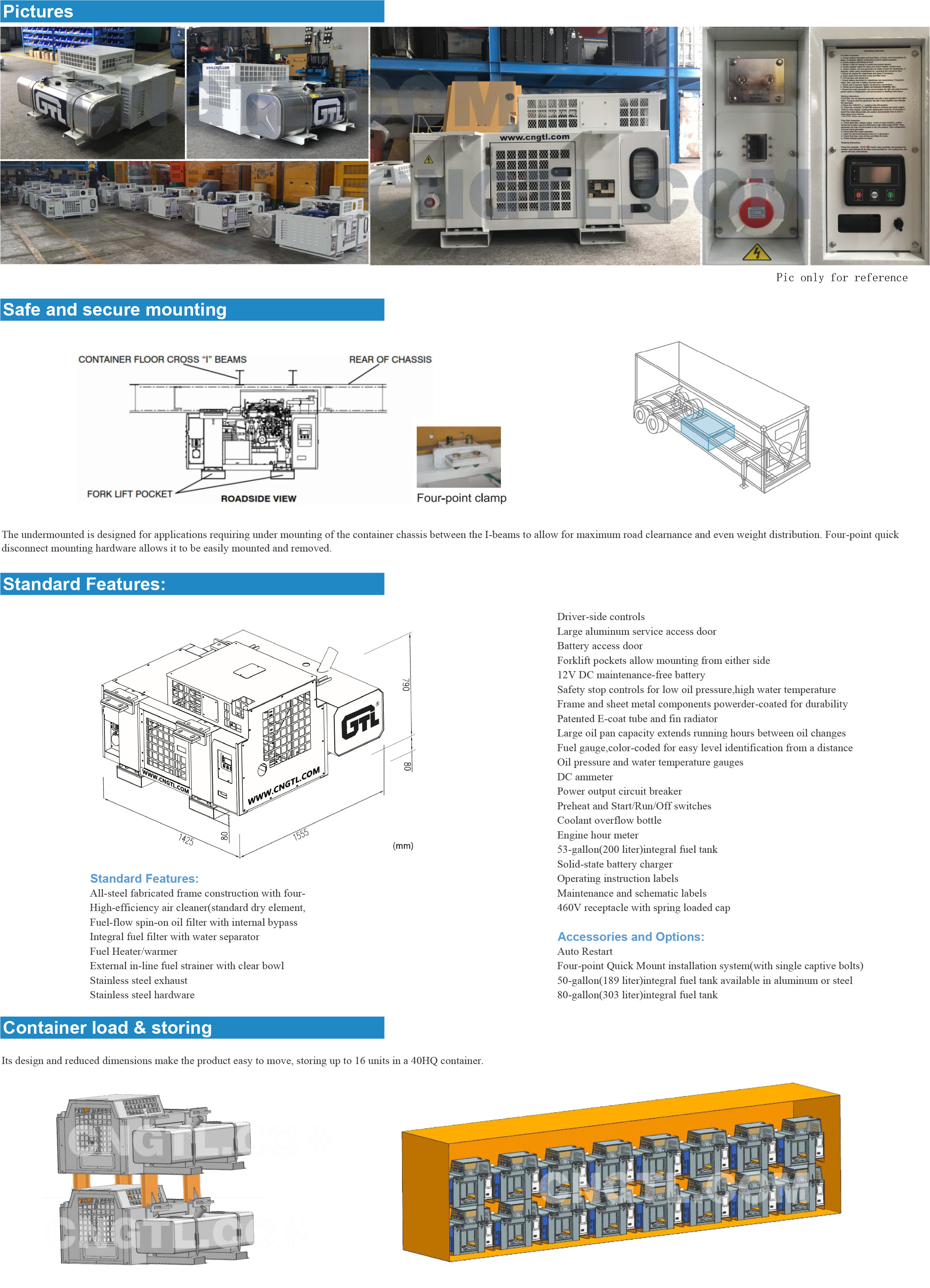 Fovn 4D27 Silent Diesel Genset