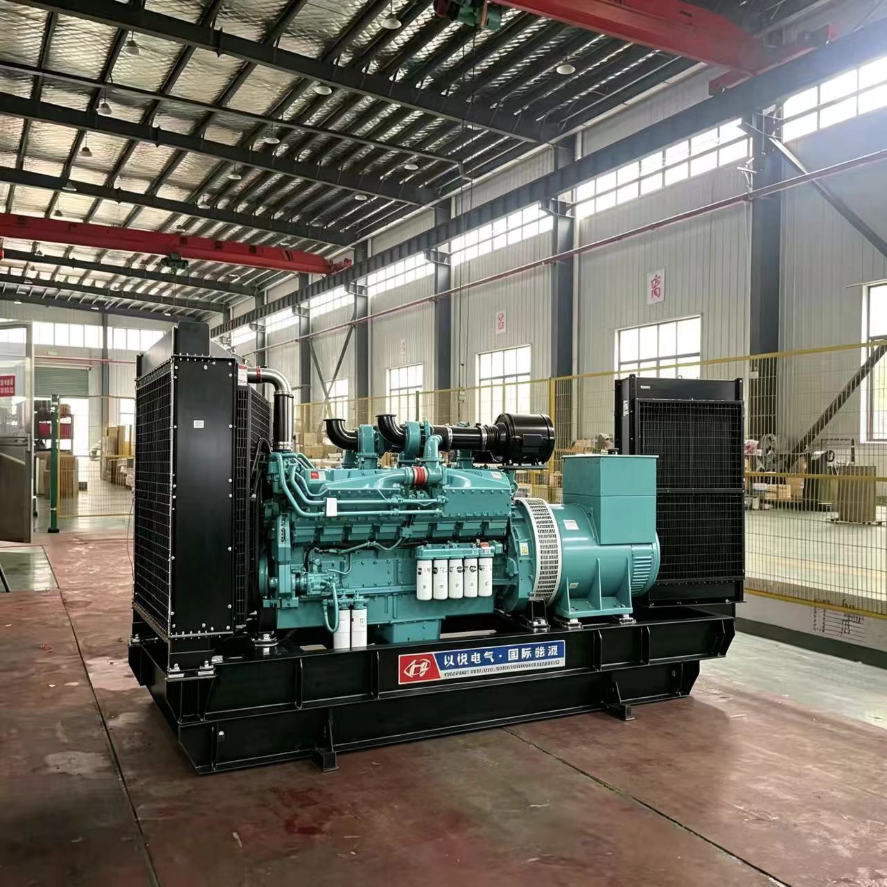 150KVA Weichai Powered Eco Friendly Silent Diesel Generator Set Low Emission Water Cooled Emergency Standby Power Generator