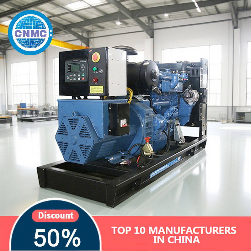 500-750kw Open Frame Gas Generator Set Natural Gas/LPG/Biogas 3-Phase 380V Water-Cooled with ATS