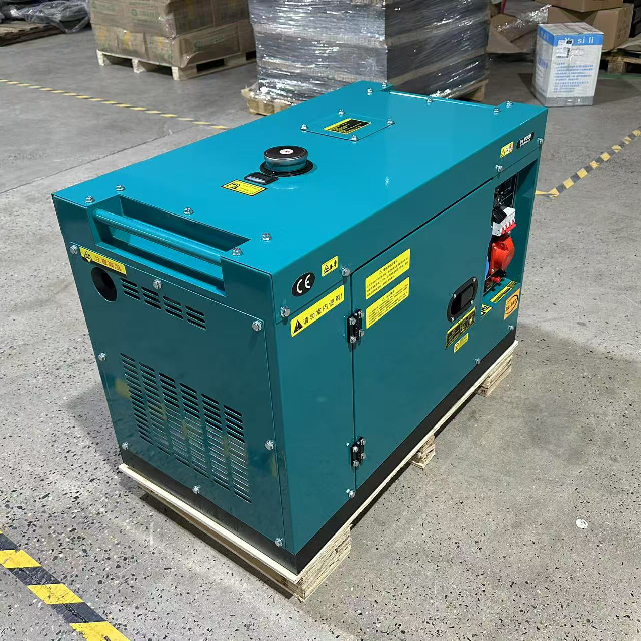 Leanko Power LK1200W 1.2kW Mobile Trailer Diesel Generator Rainproof Canopy 3000/3600RPM for Outdoor Events