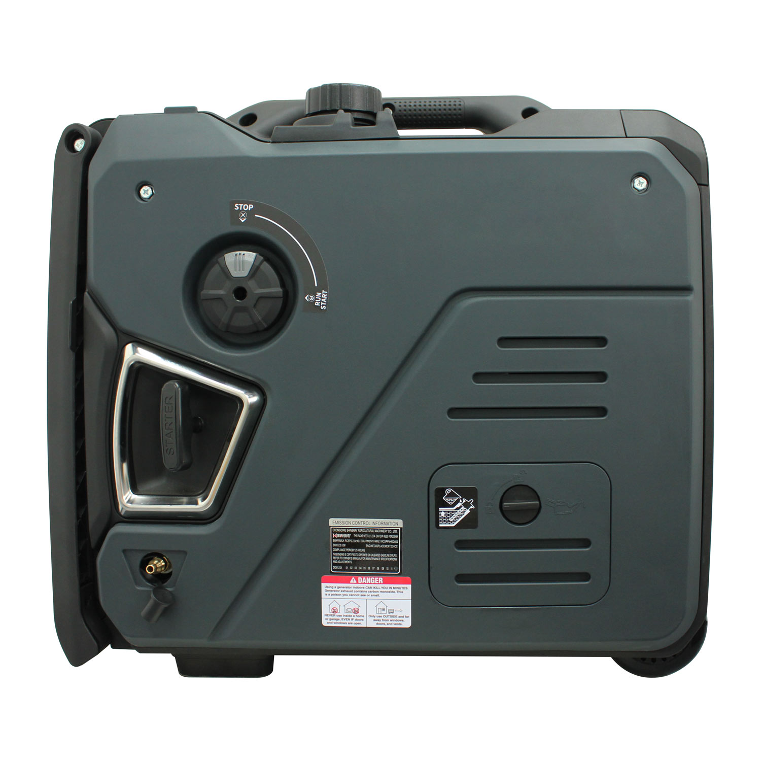 High Efficiency Air-Cooled 4-Stroke Gasoline Generator 5KW Quiet Natural Gas/Gasoline Home Portable AC 50/60Hz Eco-Friendly