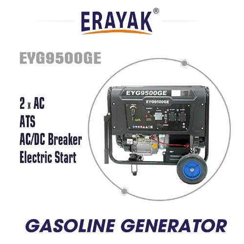 Eyg9500ge 8000W 8.500W Portable Gasoline Generator Open Frame Conventional Generator