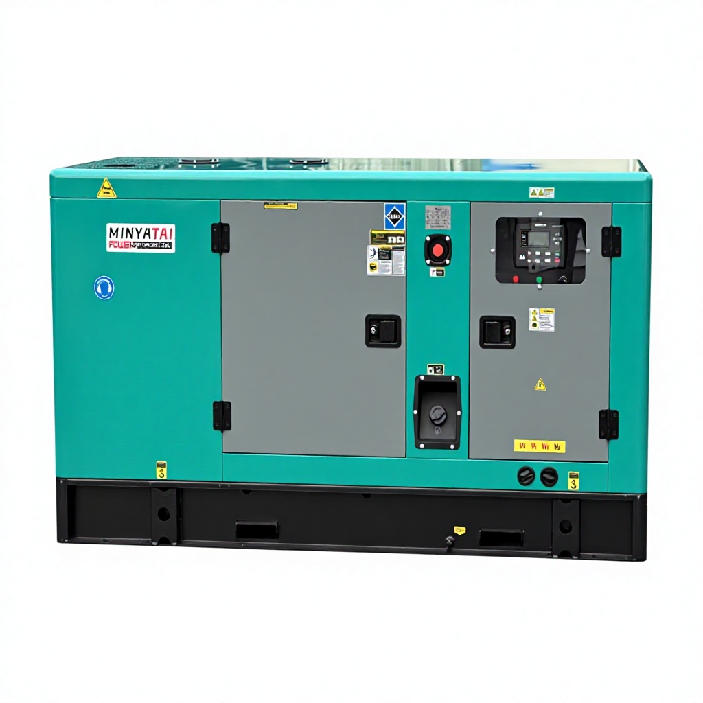 Portable AC Silent Diesel Generators 3 Phase Genset High Power 12kW-50kW Commercial Diesel Generator For Emergency Mobile Power