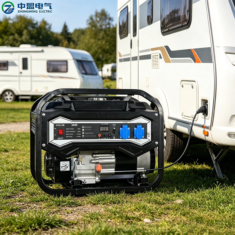 Multi Function Portable 3.0KW Gasoline Generator Silent Inverter Type US EU Plug Auto Start Waterproof Power Station