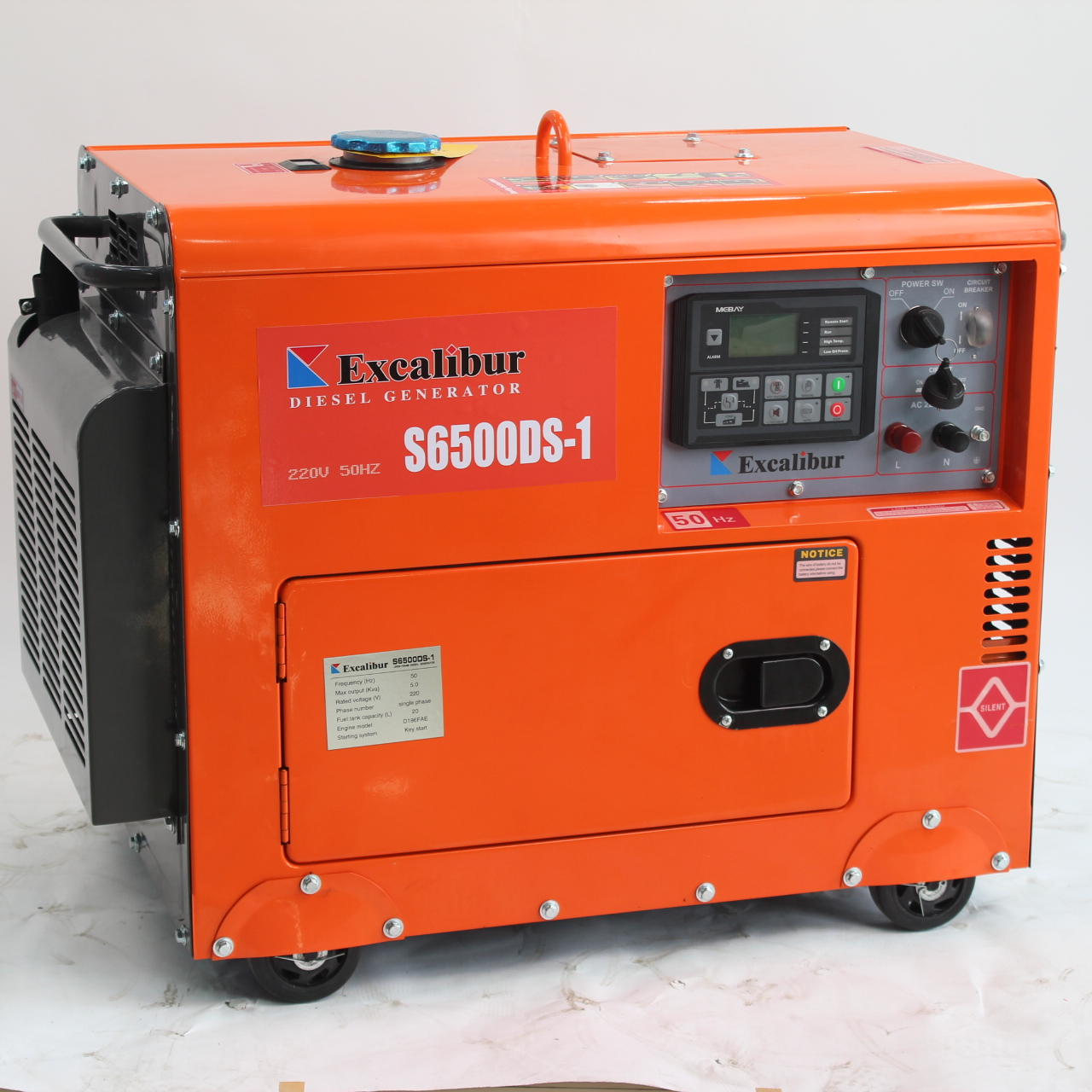 Excalibur Wholesale 220v 380v 5000w Diesel Generator Customization Accepted 3kw 4kw 5kw 6kw Super Silent Generator