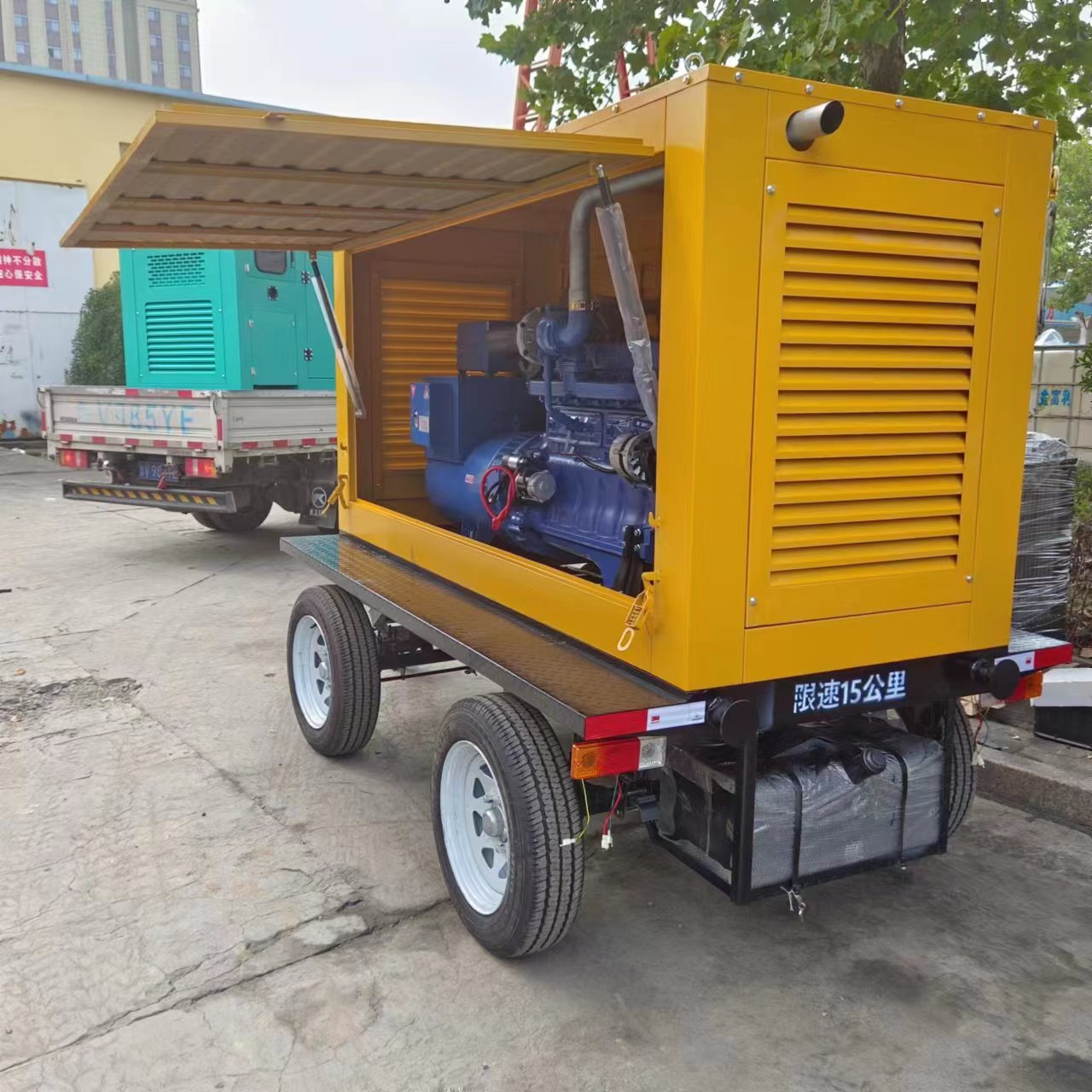 95kVA 75kW 50Hz Super Silent Canopy Soundproof Diesel Generator Set with Auto Start Open Frame ATS for Emergency Standby Power
