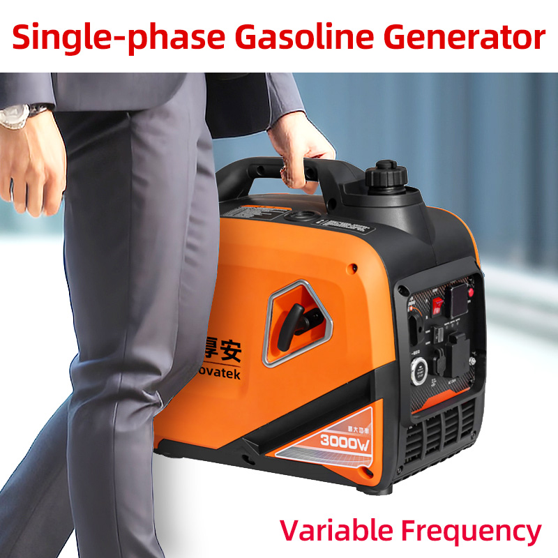 Hovatek Single-phase Variable Frequency 220V Gasoline Generator Set Series for Home and Small Industrial Use