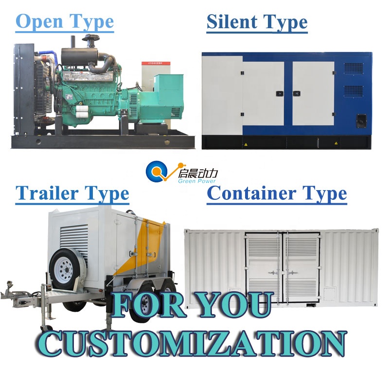 Natural Gas Biogas Generator 50KW-1000KW Eco-Friendly High Efficiency ISO9001 CE Certified LPG/LNG/CNG Gasoline Genset