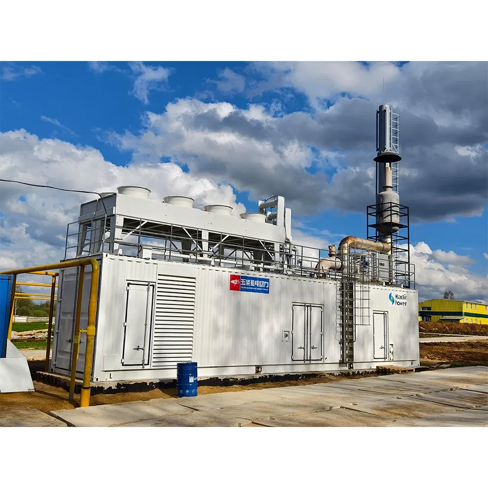 Yuchai 2000kw Biomass Power Generator LNG CNG LPG 2MW Biogas Natural Gas Generator Set for Eco-Friendly Solutions