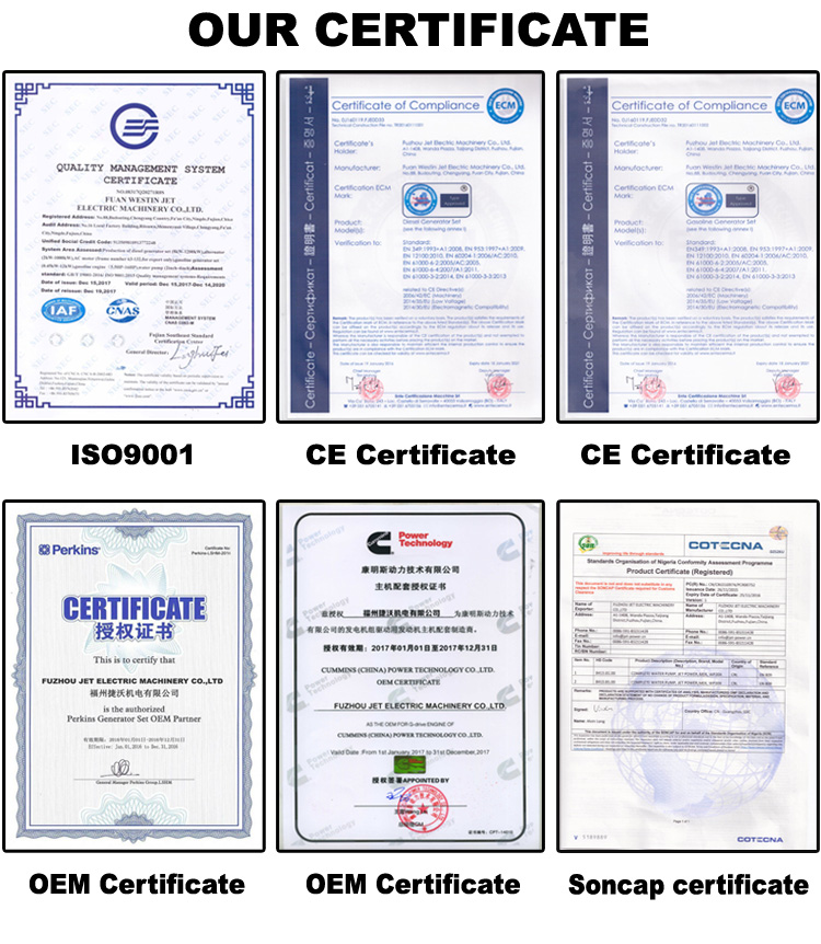 Certifications