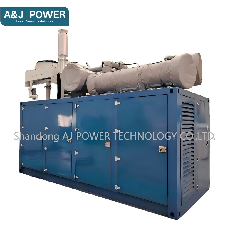 Energy Saving 250kw CNG LPG Silent Gas Generator Set CHP Whr System for Industrial Power Generation