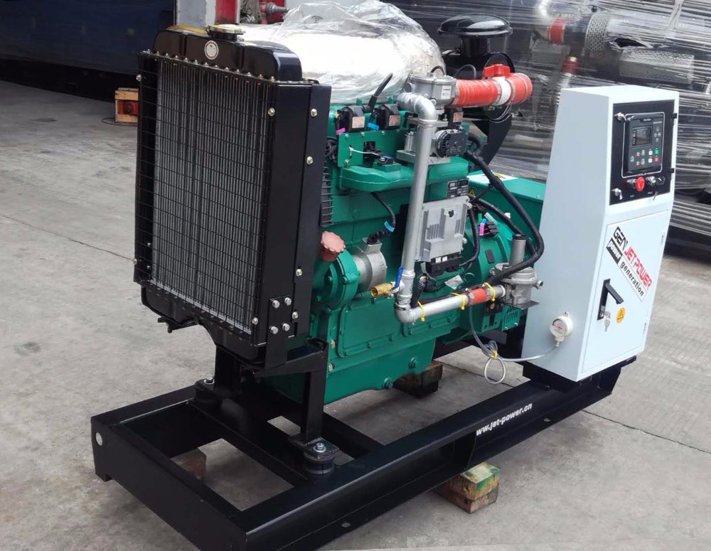 Methane Gas/ Natural Gas/LPG Gas Gesnet Open Frame 20kw Biogas Generator Set